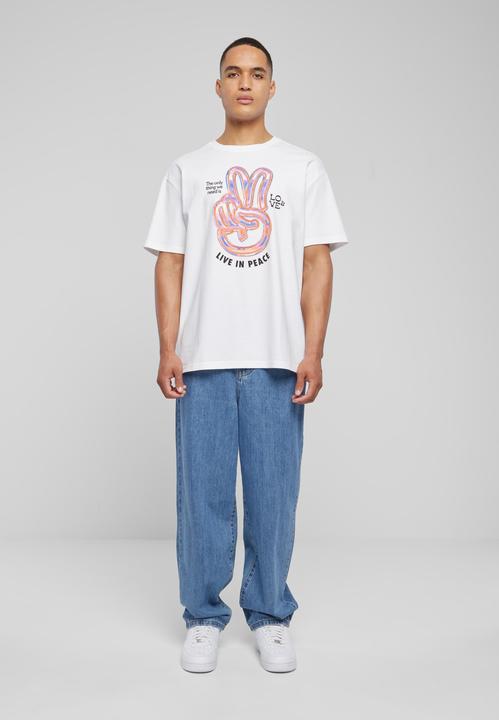 Actual product image Urban Classics Live in Peace Oversize Tee - 18459 (4XL)