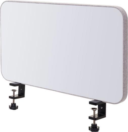 Actual product image Mendler Desk whiteboard, office privacy screen partition desk magnetic board pin board, fabric/textile - (60 x 35 x 3 cm)
