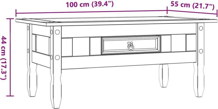 Produktbild VidaXL Kristyn (100 x 60 x 45 cm)