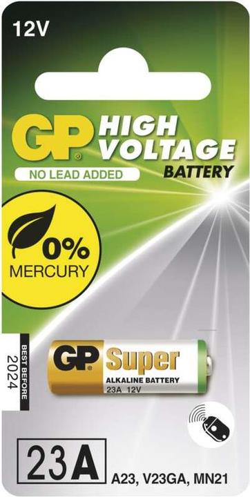Produktbild GP Batteries Super Alkaline Batterie A23 (1 Stk., A23, 55 mAh)
