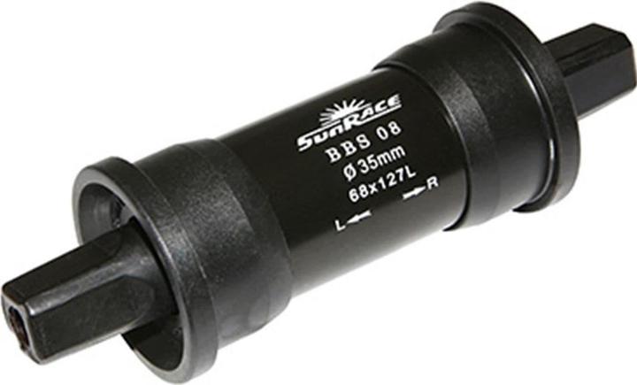 Image du produit SunRace boîtier de pédalier carré cuvette resine à emboîter 127 mm 38 mm