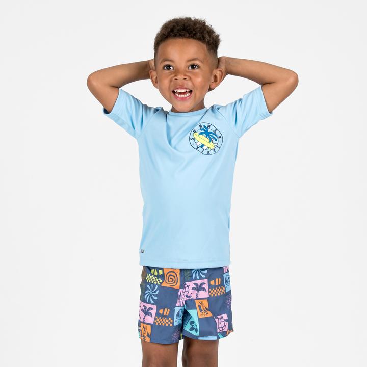 Actual product image Olaian Boardshorts Jungen 100 Summer mehrfarbig (5, 6)