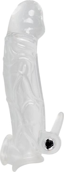 Actual product image RealRock Clear Penis Sleeve Vibro
