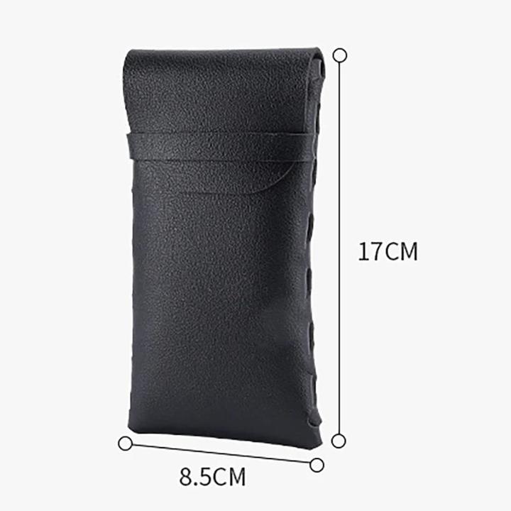 Actual product image Only-Bags.Store Mode PU Leder Brillen Tasche Unisex Sonnenbrille Lagerung