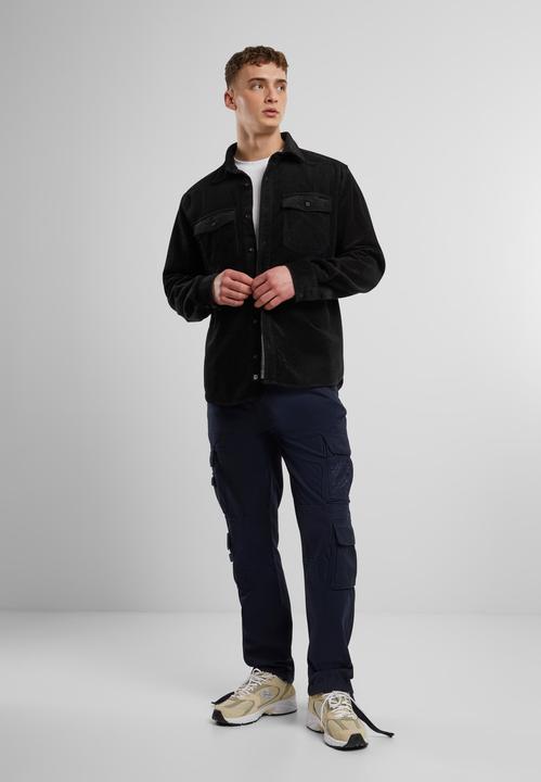 Produktbild Brandit Corduroy Classic Langarm-Shirt Grösse 7XL Farbe Schwarz (7XL)