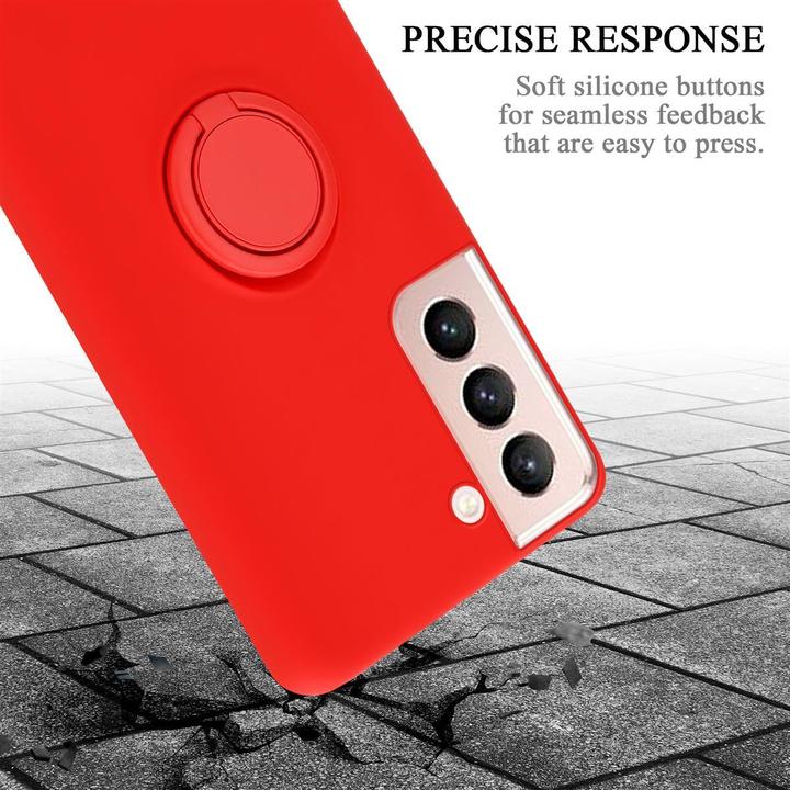 Productafbeelding Cadorabo TPU Vloeibare Ring Silicone Hoesje (Samsung Galaxy S21 5G)