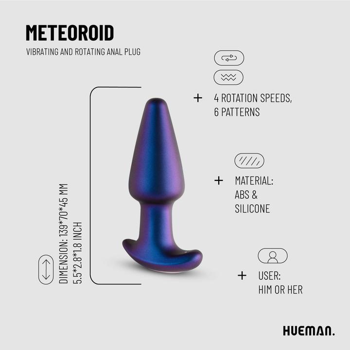 Productafbeelding Hueman Meteoroid Rimming Anal Plug