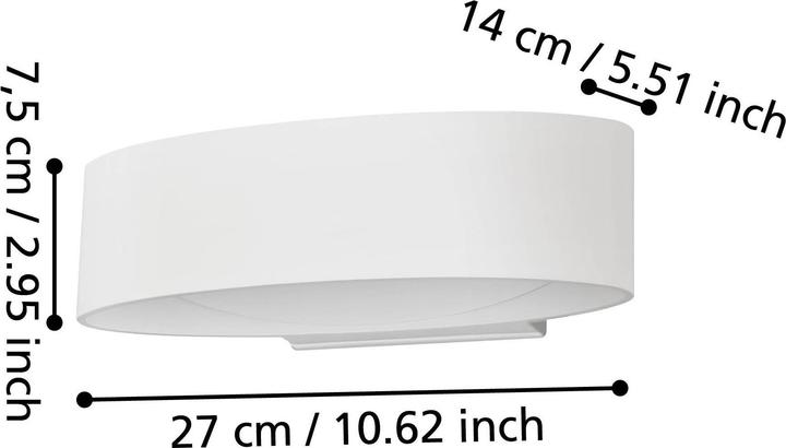 Produktbild EGLO LED-Wandleuchte (1300 lm, IP54)