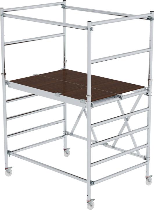 Munk Klappgerüst mit Ausbaueinheit Plattformhöhe 1,54 m (Klapptritt, 187.50 cm)