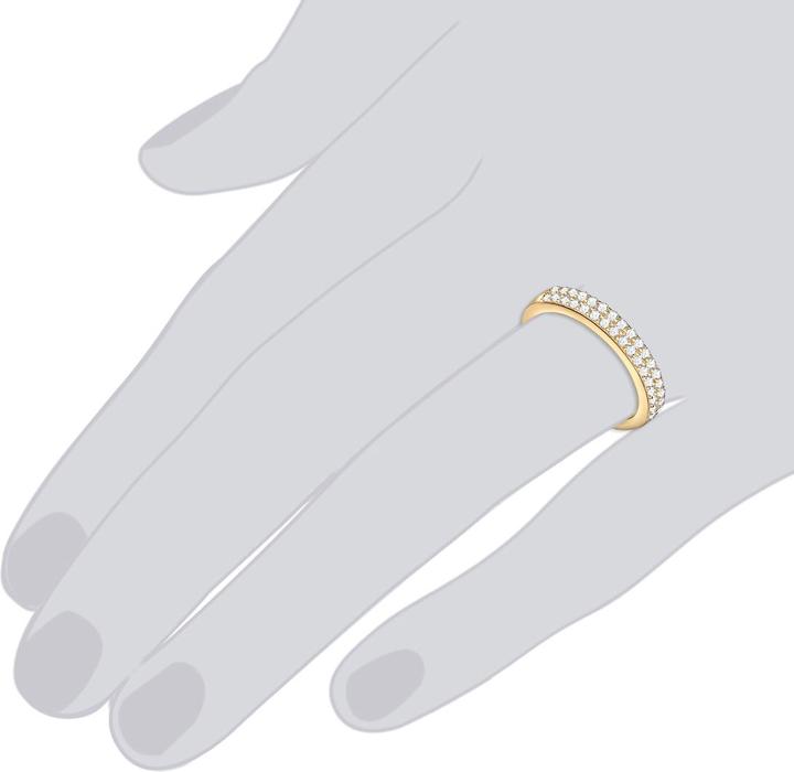 Image du produit Rafaela Donata Femme argent sterling zirconium or jaune - 11422 (58, Argent 925)