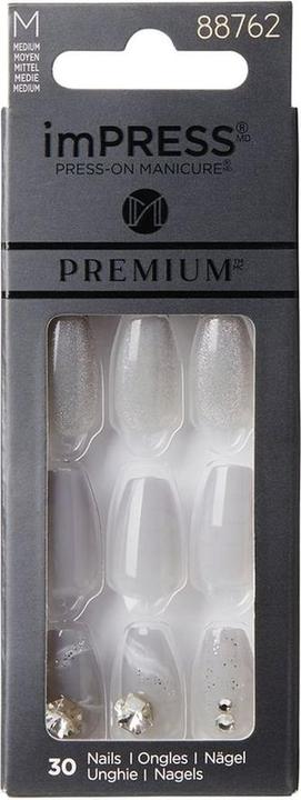 Image du produit KISS Self-adhesive nails imPRESS Premium - Legacy 30 pcs (Ongles artificiels)
