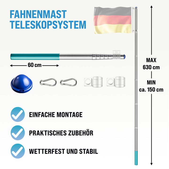 Produktbild Monzana Fahnenmast