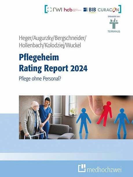 Produktbild Pflegeheim Rating Report 2024 (Deutsch, Johannes Hollenbach, Boris Augurzky, Dörte Heger, Henrik Bergschneider, Ingo Kolodziej, Christiane Wuckel, 2023)