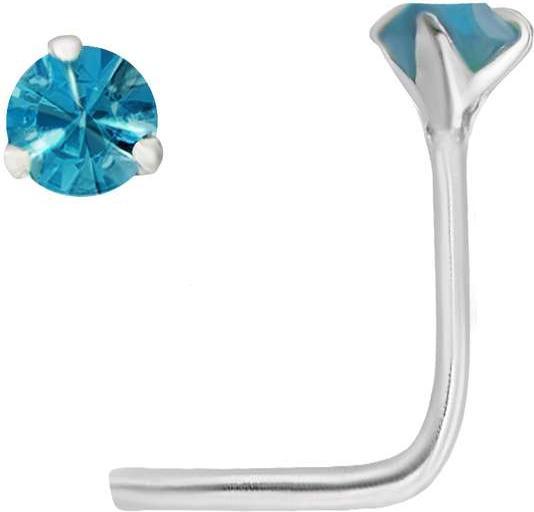 Actual product image Bijouteria Nose piercing (Silver 925, Crystal)