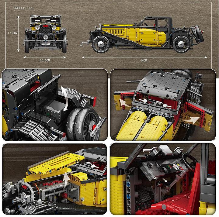 Actual product image Mould King Vintage car 50T