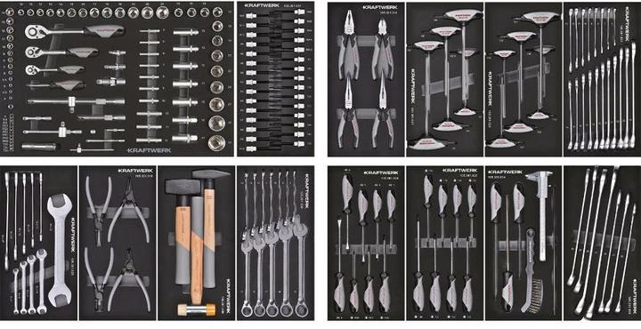 Image du produit Kraftwerk BT LINE Chariot d'atelier Tiroirs noir (211 x)