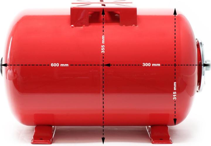 Actual product image Wiltec Expansion tank 50L for domestic waterworks (Domestic water pump)