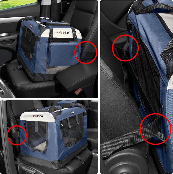 Produktbild Cadoca Hundetransportbox (Hund, Faltbar, Atmungsaktiv)