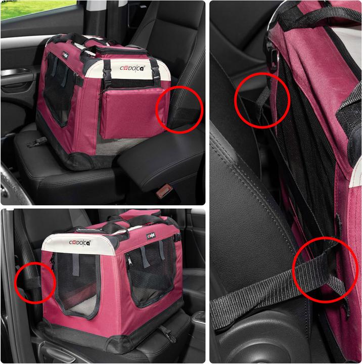 Immagine prodotto Cadoca Trasportino per Animali S/M/L/XL/XXL (Cane, Pieghevole, Lavabile)