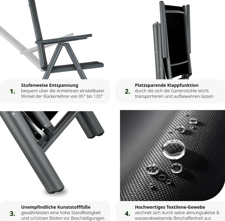 Produktbild tectake Sitzgruppe (189 cm)