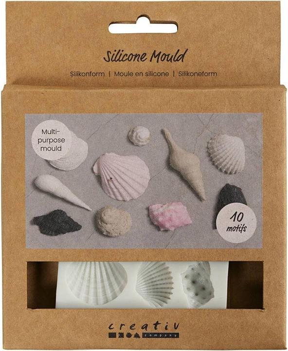 Actual product image Creativ Company Versiegelung Giessformen Silikon Muscheln, 10 Motive