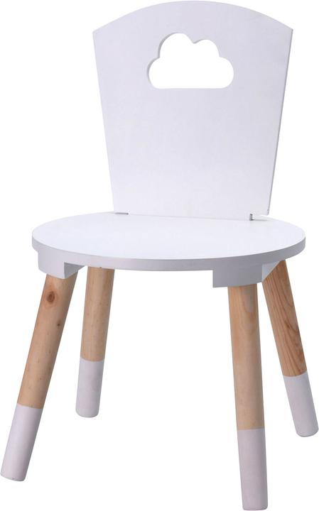 Produktbild Koopman Hölzerner Hochstuhl Weiss (Kindersitzgruppe)