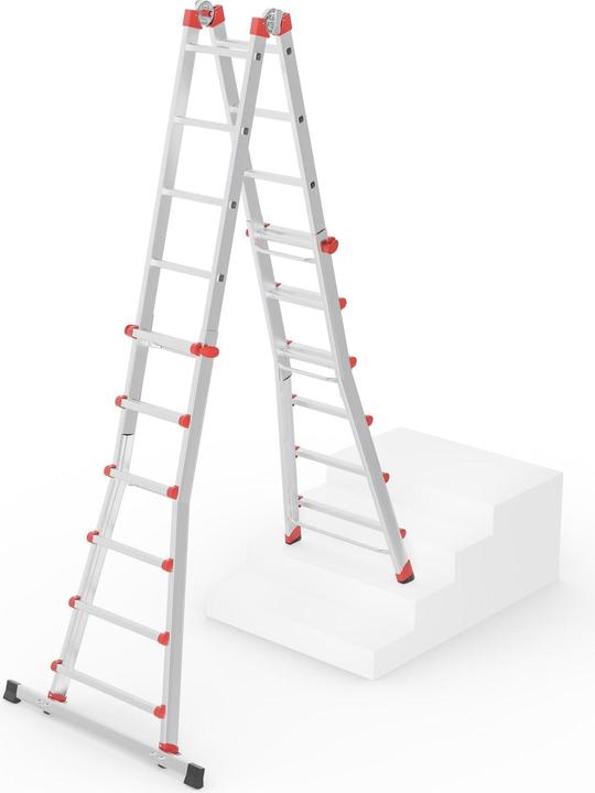 Immagine prodotto Hailo Scala telescopica (Scala singola, Scala telescopica, Scaletta multiuso, 167 cm)