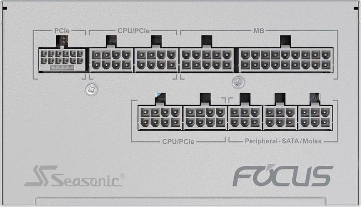 Actual product image Seasonic Focus GX-750 V4 750W ATX3.0 white (750 W)