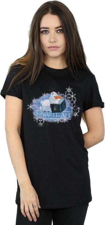 Immagine prodotto Disney Frozen 2 Olaf Snow It All Maglietta Ampia Donna (M)