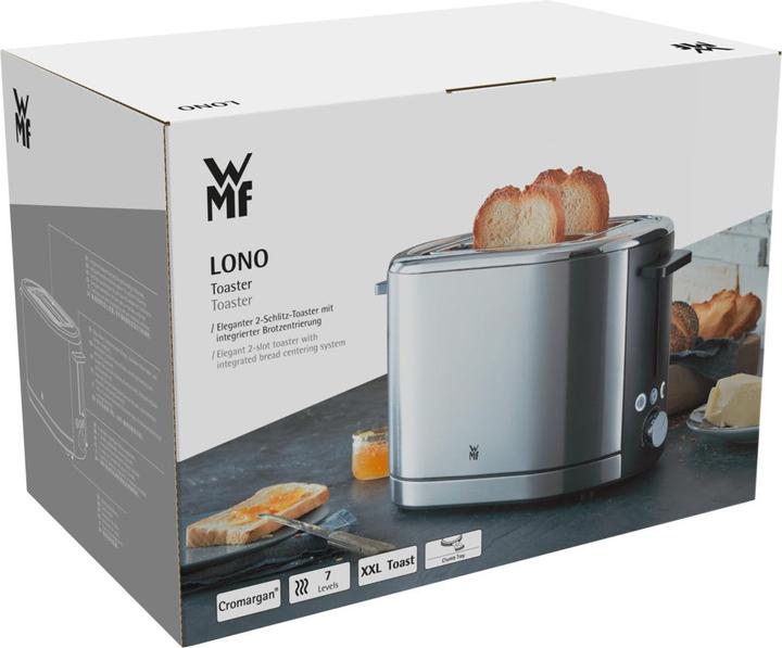 Actual product image WMF Lono toaster double slot toaster with bun rack