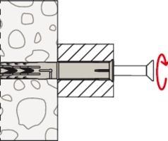Actual product image Fischer Frame anchor R 88542 SXR 10x160 T Screws A 4/Dowel nylon (50 pcs.)