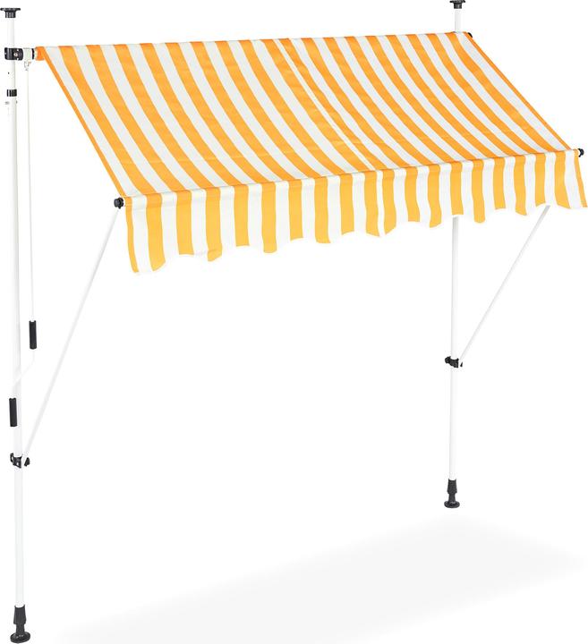 Image du produit Relaxdays Marquise de balcon sans perçage (2 m)
