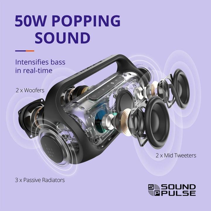 Actual product image Tronsmart Bang Mini Portable Party Speaker (15 h, Rechargeable battery operated)