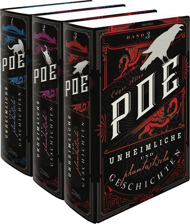 Produktbild Unheimliche und phantastische Geschichten (3 Bände) (Deutsch, Edgar Allan Poe, 2018)