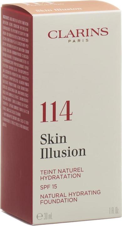 Image du produit Clarins Skin Illusion SPF15 N° 114 - Cappuccino (No 114 - Cappuccino)