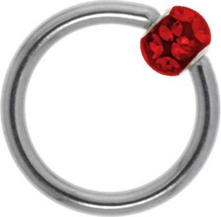 Actual product image Bijouteria Pin (Surgical steel 316L, Epoxy resin, Zirconia)