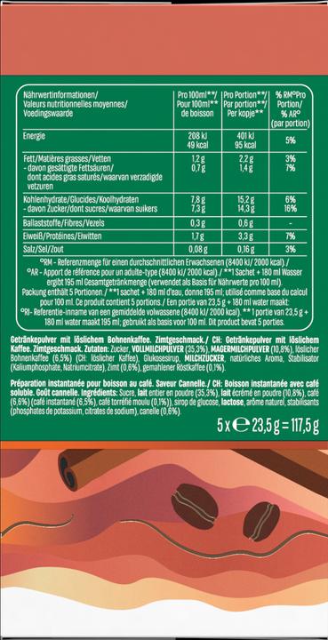 Produktbild Starbucks Cinammon Dolce Latte (145 g)