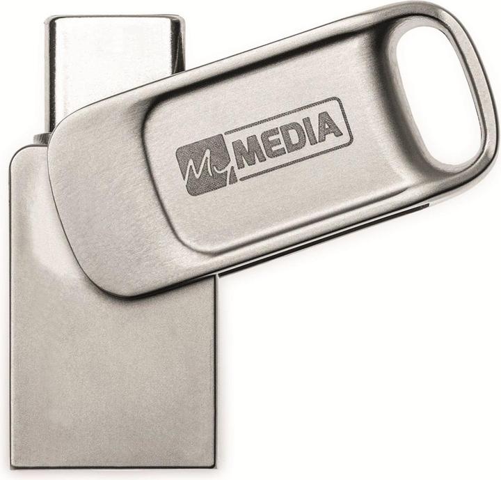 Immagine prodotto MyMedia Chiavetta USB 3.2 OTG 16GB, Tipo A-C, My Dual, argento (16 GB, USB-A, USB-C, USB 3.2)