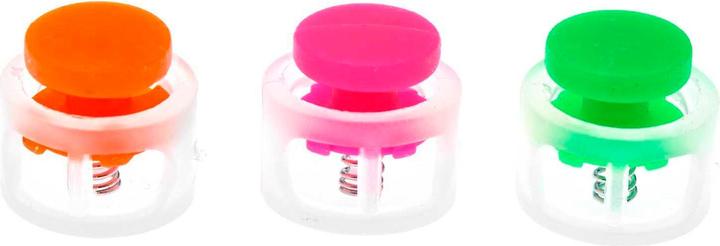 Actual product image Rico Clasps, neon 6 pcs, approx. 13.7 x 13.9 mm