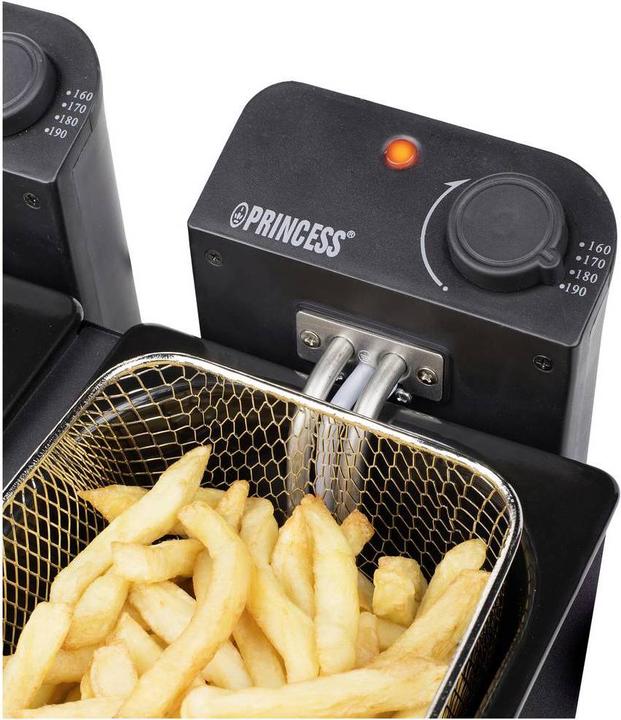 Productafbeelding Princess Roestvrijstalen dubbele friteuse