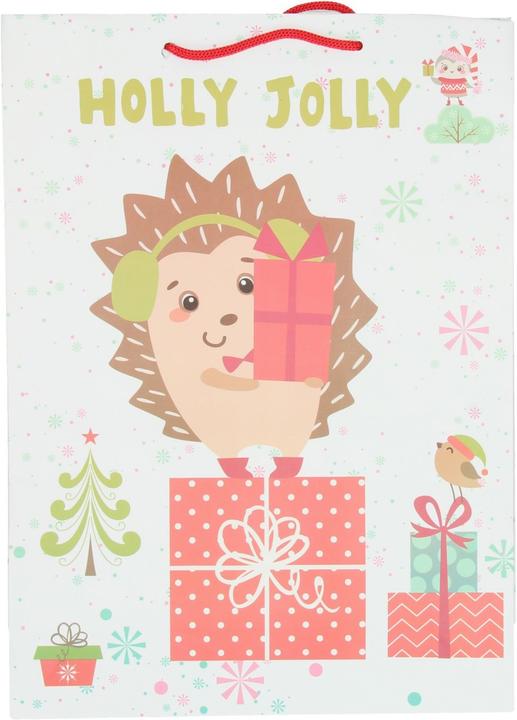 Actual product image No Name Gift Bag Christmas Hedgehog, 34cm (Gift bag)