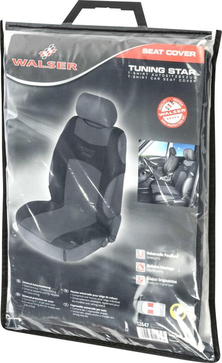 Immagine prodotto Walser Coprisedile auto Tuning Star per sedile anteriore 1 pezzo nero/antracite