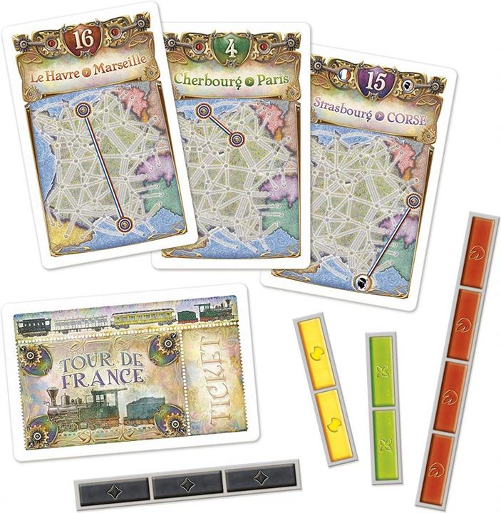 Image du produit Asmodée Ttr Ticket To Ride Collection de cartes France Old West (Français, Allemand, Anglais, Italien)