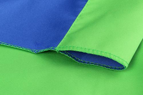 Studioking Sfondo in tessuto 2,7x5 m Blu/Verde (270 cm, 500 cm)