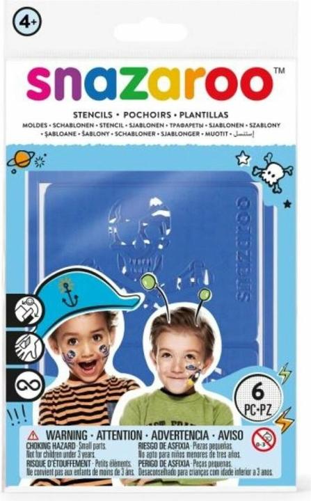 Actual product image Snazaroo Stencils boys