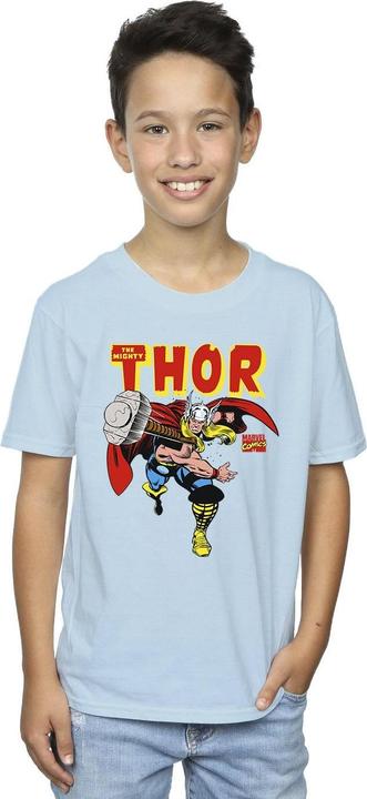 Actual product image Marvel Boys Thor Hammer Throw T-Shirt (104)