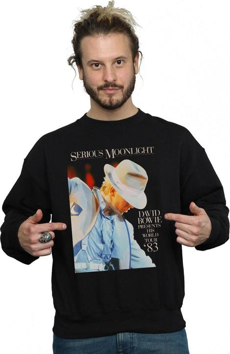 Produktbild David Bowie Serious Moonlight Sweatshirt (S)
