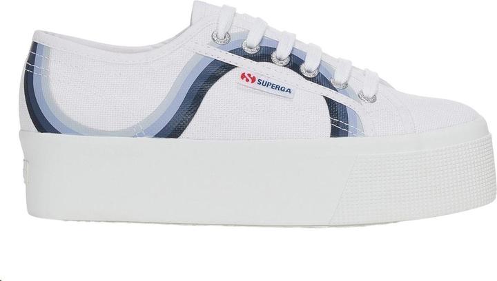 Actual product image Superga Womens/Ladies 2790 Round Stripes Trainers (38)