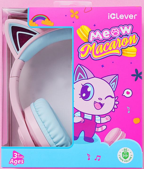 Actual product image Iclever Headphones Kids Cat 74/85/94 dB