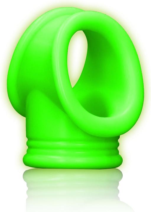Actual product image Ouch! Cock Ring & Ball Strap - Glow in the Dark (4.50 cm)